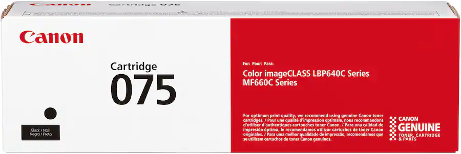 075H BlackToner Cartridge 3.5K Yield
